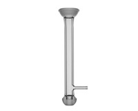 Kugelschliff-Übergang aus Quarzglas m. Zusatzgas