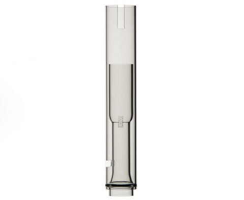 Torch-Körper aus Quarz, Avio 2x0/5x0, 1 Schlitz