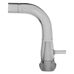 Elbow adapter made of quartz w gas port