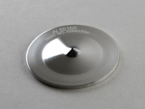 Sampler made of solid Aluminum