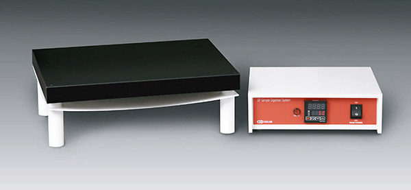 Graphite hotplate 400x300, manual controller