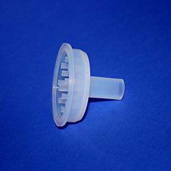 PFA Filter Holder Outlet 1/2"x 1" Tube, 47mm