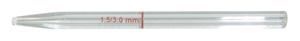 Injector tip ID = 1,5mm, quartz (EMT)