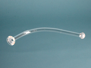 Elbow adapter made of borosilicate, Slurry chamber