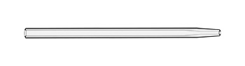 Injektorrohr aus Quarzglas 2,0mm (D-Torch)