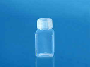 Quadratische Flasche aus PFA, 100mL