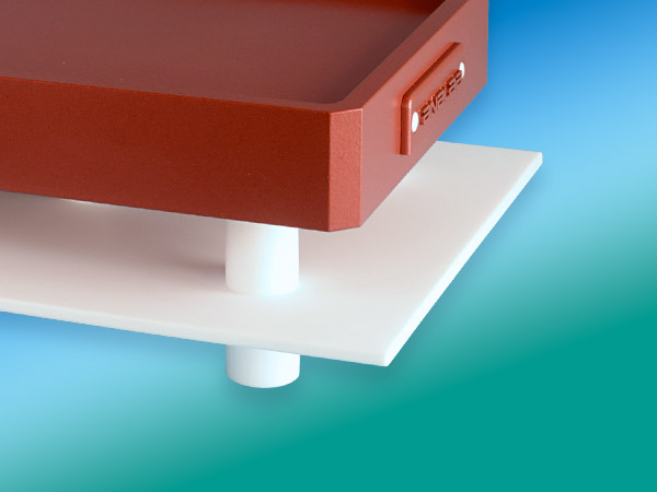 Hitzeschutzplatte aus PTFE (für A2 mit Rand)