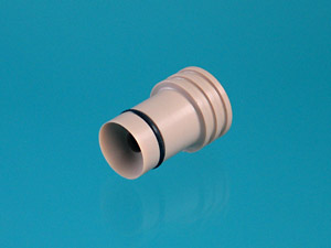 Nebulizer adapter made of PEEK