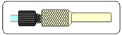 Gas fitting for "MiraMist" to Agilent