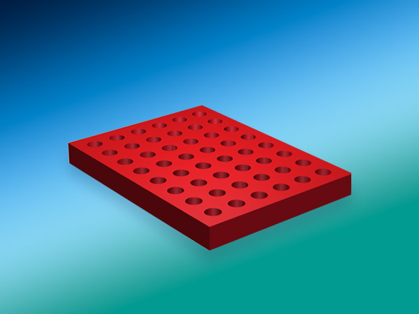 Graphite-Rack 150x200x20mm (1,5mL)