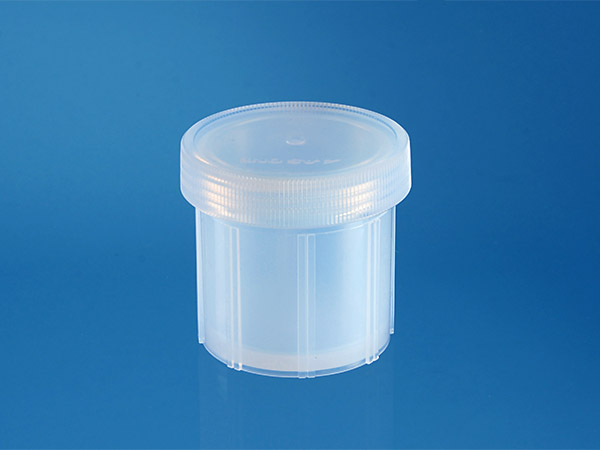 Vessel 100mL with threaded cover, PFA
