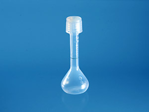 Volumetric flask, PFA, 25mL, class A