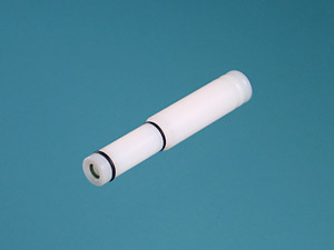 Injector support/torch base of PTFE