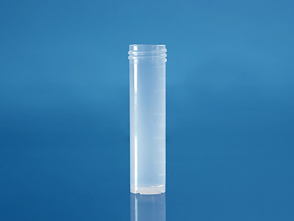 PFA sample vial 50mL w. thread, flat outer bottom