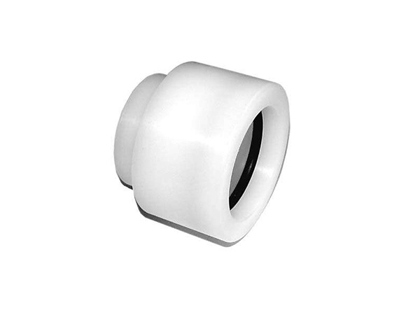Endkappe 34/12 aus PTFE mit O-Ringen Endkappe 34/12 aus PTFE mit O-Ringen