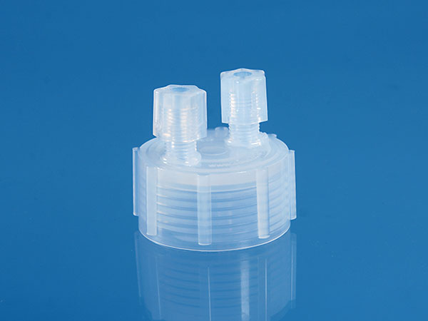 Schraubdeckel 2x1/4" für Aufschlussgefäß 