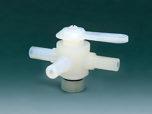 3-Wege-Hahn 6mm, PFA