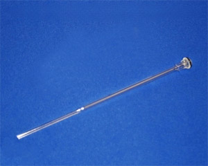 Injektorrohr aus Quarz mit Kugelschliff ID 2,2mm